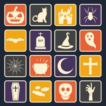 Halloween icon Stock Illustration