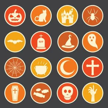 Halloween icon Stock Illustration