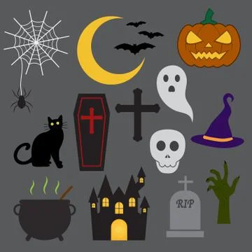 Halloween icon Stock Illustration