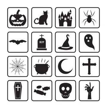 Halloween icon Stock Illustration