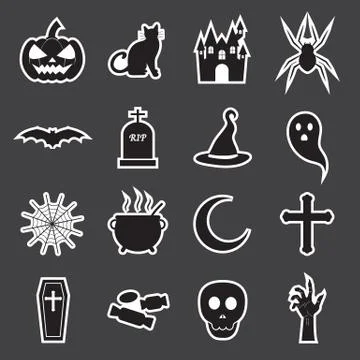 Halloween icon Stock Illustration