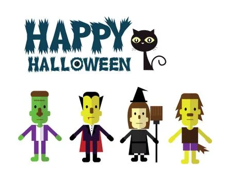 Halloween icon set. Stock Illustration