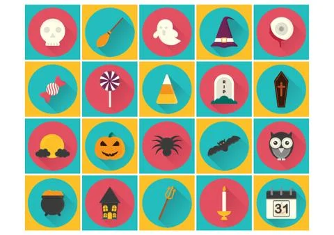 Halloween Icon Set Иллюстрация