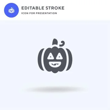 Halloween icon vector, filled flat sign, solid pictogram isolated on white, logo イラスト素材
