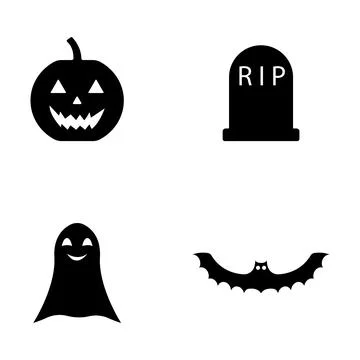 Halloween icon vector Stock Illustration