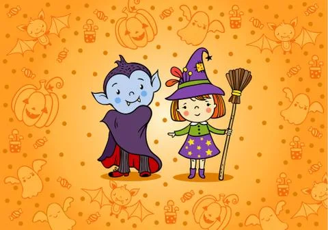 Halloween. Illustrazione stock