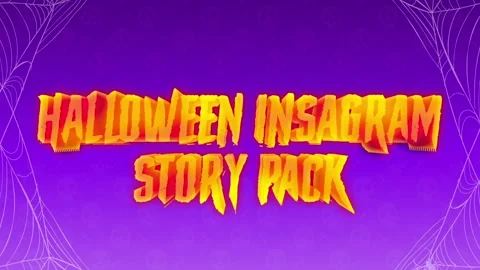 Halloween Instagram Stories Pack After Effects stock
