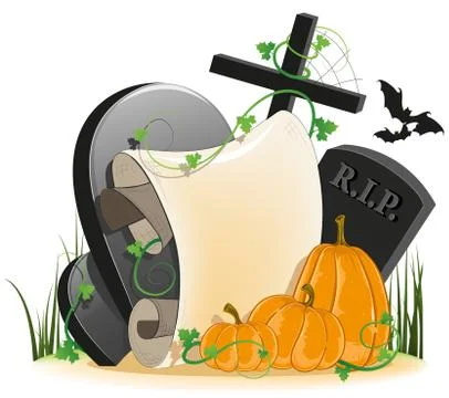 Halloween invitation Stock Illustration