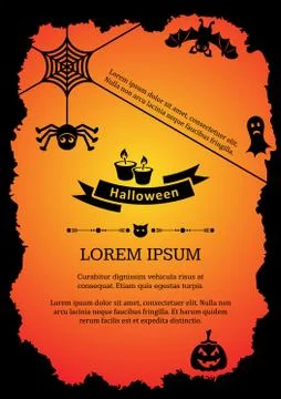 Halloween invitation Stock-Illustration