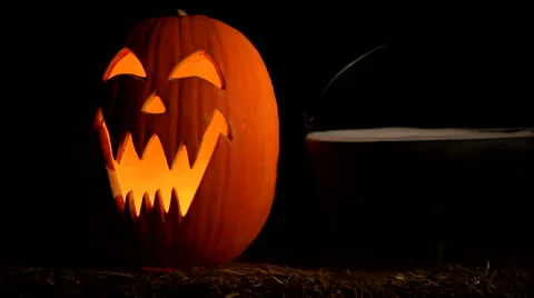 Halloween Jack o Lantern Video stock 62278689