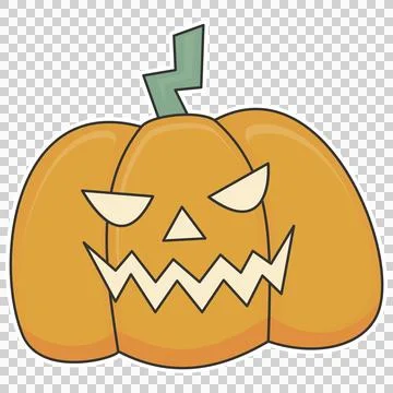 Halloween jack o lantern pumpkin Stock Illustration
