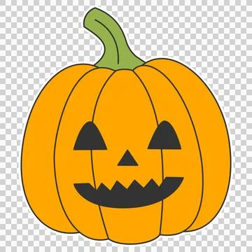 Halloween jack o lantern pumpkin Stock Illustration