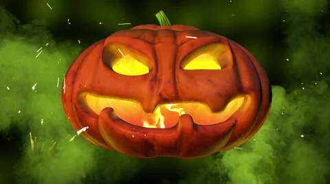 Halloween - Jack O'Lantern / Pumpkin Stock Footage 41951574