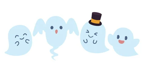 Halloween jumping animation Video stock 138948215