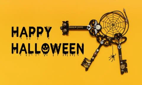 Halloween keys Illustrazione stock