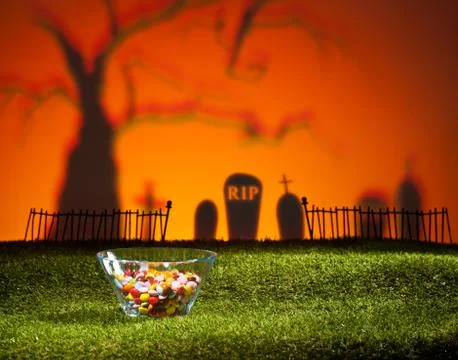 Halloween landscape Foto stock