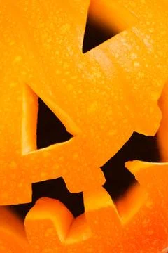 Halloween lantern closeup Stock Photos