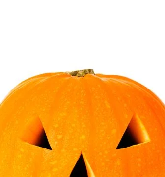 Halloween lantern with copyspace Stock Photos
