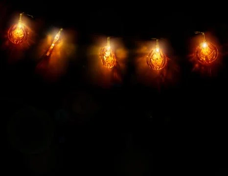 Halloween Lantern lamp Stock Photos