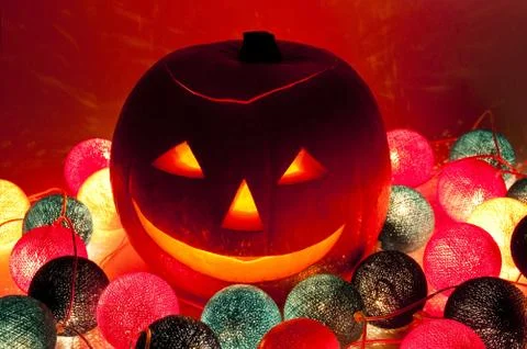 Halloween lantern Stock-Fotos