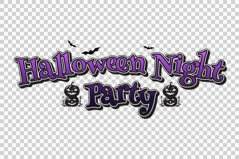 Halloween lettering typography creative vector eps 10 Stock Illustration