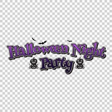 Halloween lettering typography creative vector eps 10 Illustrazione stock