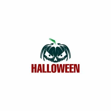 Halloween Logo Illustrazione stock