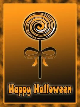 Halloween lollipop Stock Illustration