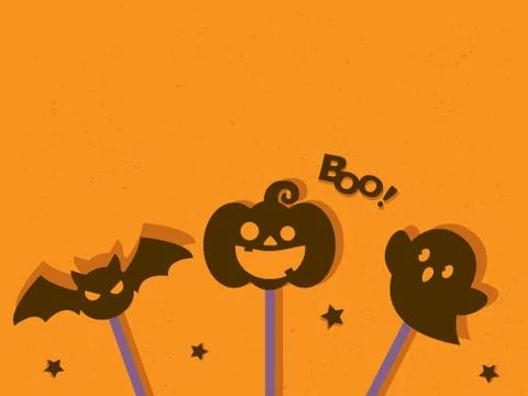 Halloween messagecard Stock Illustration