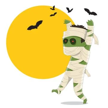 Halloween Mummy Stock Illustration