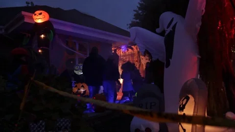 Halloween night 4 Stock Footage 80973957