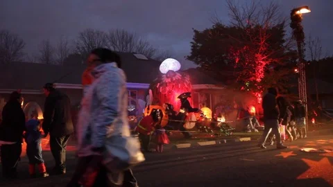 Halloween night 5 Stock Footage 80974084