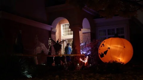 Halloween night 6 Stock Footage 80973709