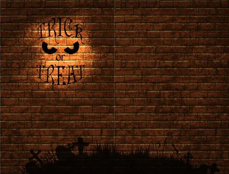 Halloween night background Stock Illustration