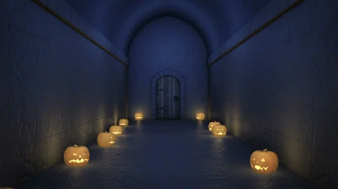 Halloween night Stock Footage 34791707