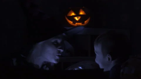 Halloween night Stock Footage 68128575