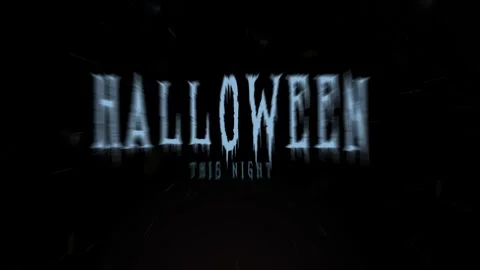 HALLOWEEN THIS NIGHT Stock Footage 241733328