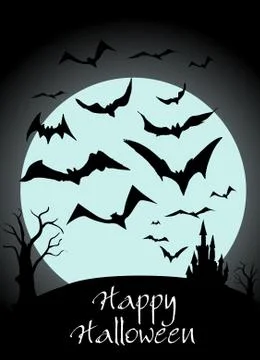 Halloween night Stock Illustration