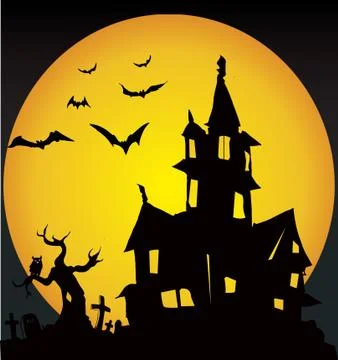 Halloween night Stock Illustration