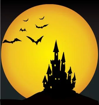 Halloween night Stock Illustration