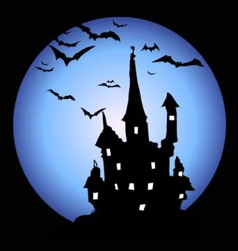 Halloween night Stock Illustration