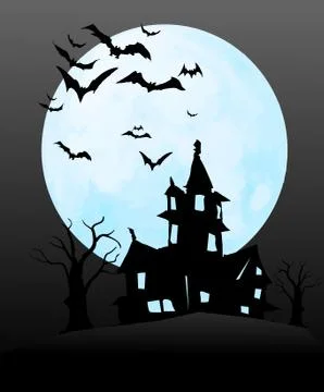 Halloween night Stock Illustration