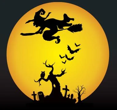 Halloween night Stock Illustration