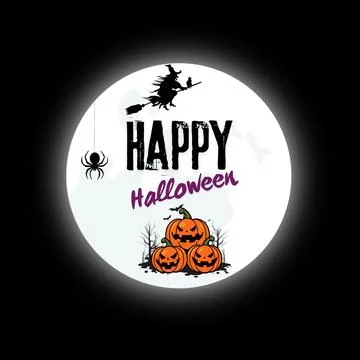 Halloween Night Magic Charm Stock Illustration