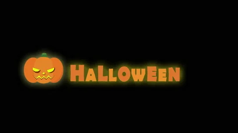 Halloween opening animation Video stock 138550901