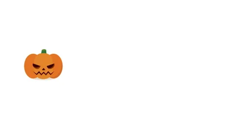 Halloween opening animation Video stock 138550953