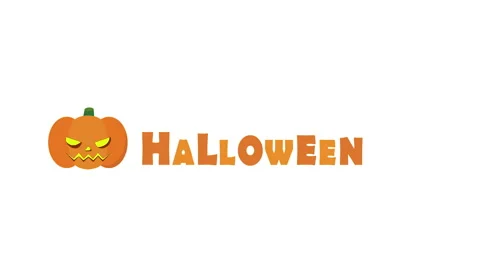 Halloween opening animation Video stock 138550990