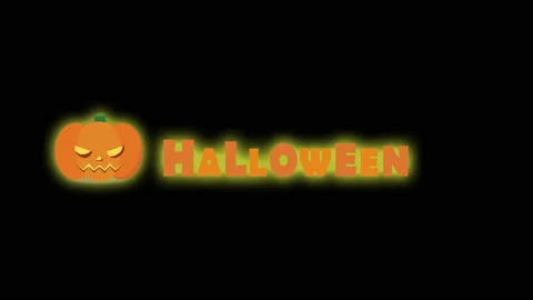 Halloween opening animation Video stock 138551039