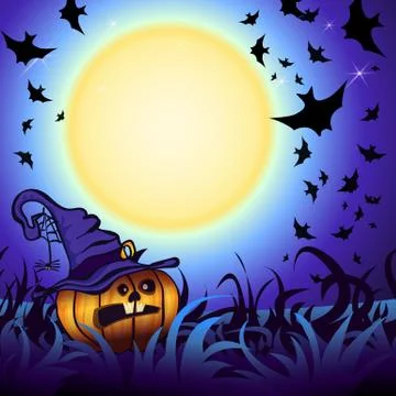 Halloween Party Background Stock Illustration