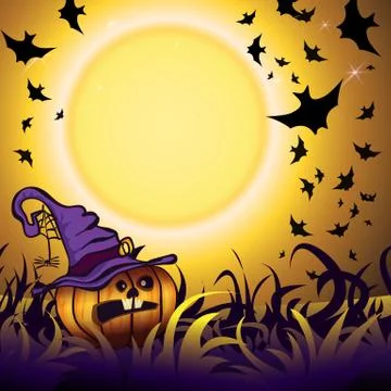Halloween Party Background Stock Illustration